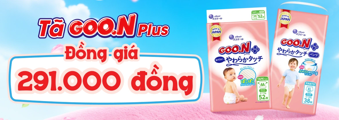 Banner trang NH tã Goon
